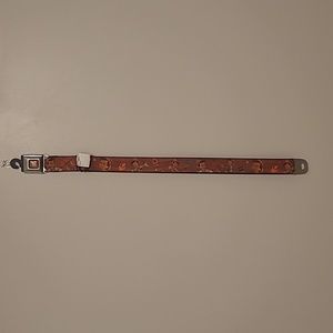 BUCKLE-DOWN Seat Belt Style Disney Pinocchio Print Belt NWT